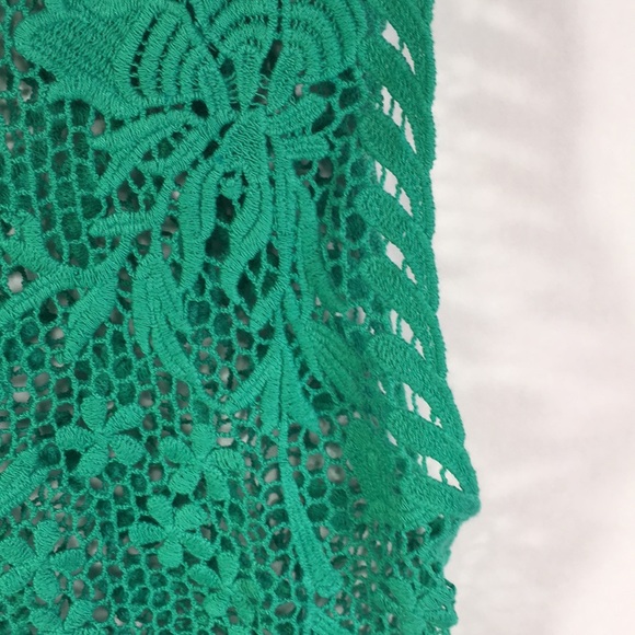 Green Abercrombie & Fitch Lace Crop Tank - Picture 6 of 6